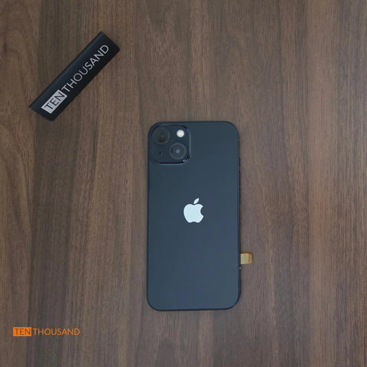 Rear view of iPhone 13 hidden camera phone showing unchanged original design