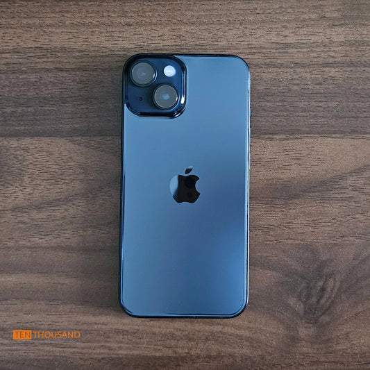 Rear view of iPhone 14 hidden camera phone showing unchanged original design