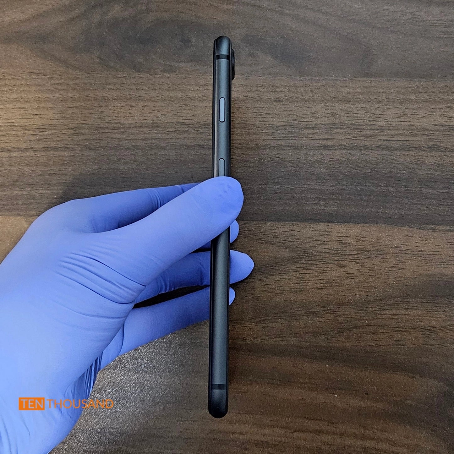 Side profile of iPhone 8 Plus hidden camera phone with no increase in thickness