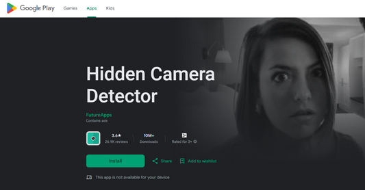  Find Hidden Cameras with Your Phone