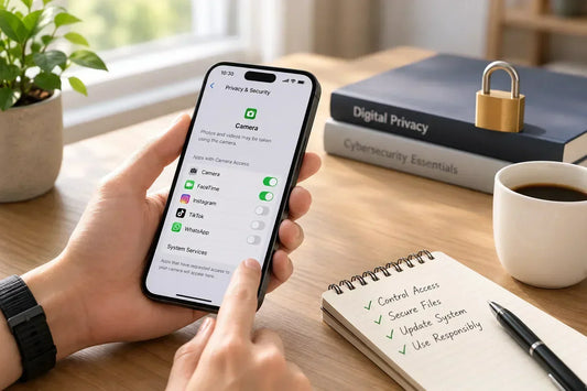 Phone camera privacy settings and app permissions checklist