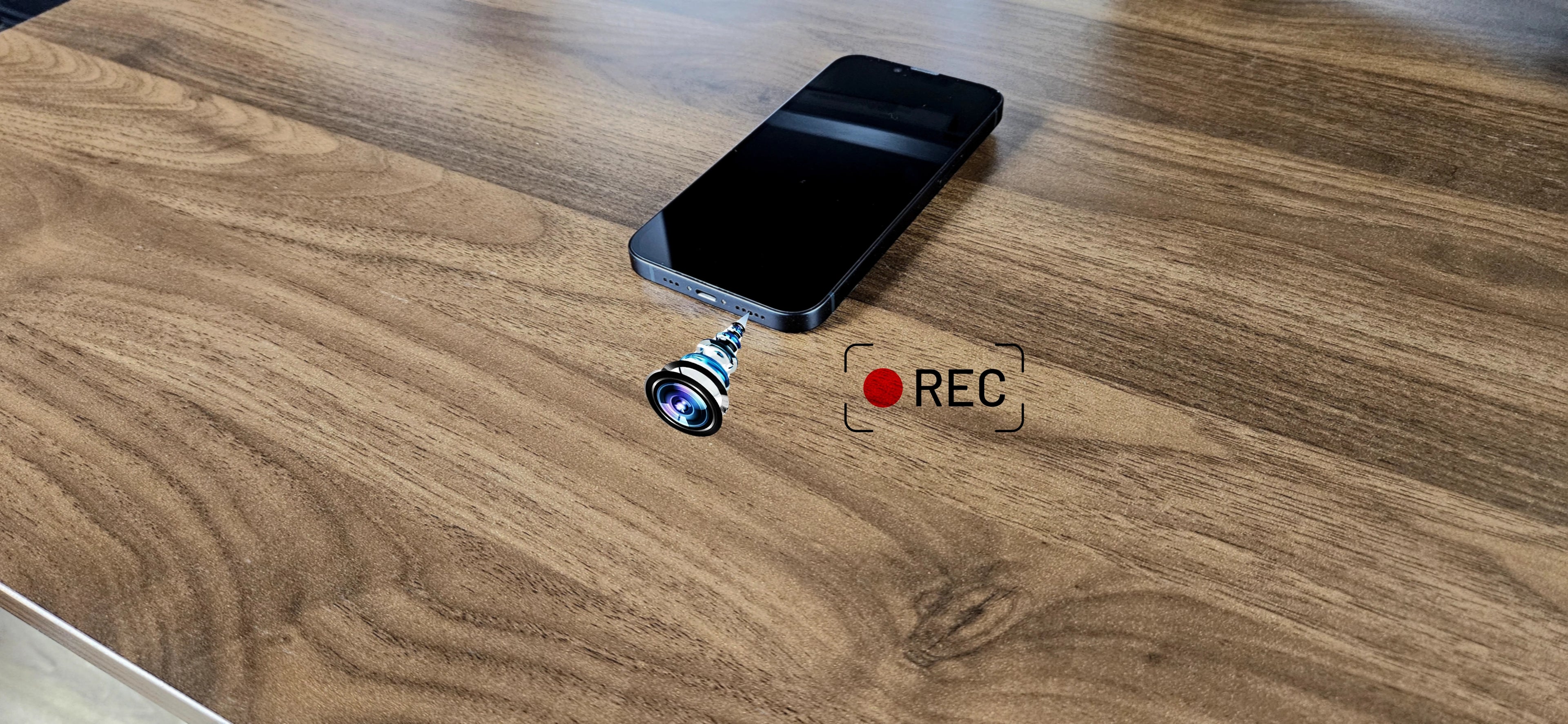 Hidden Camera Phone with Black Screen Recording | Tenthousandcam