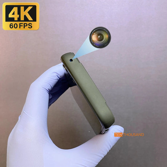 Spy Camera Phone - iPhone 8 4k 60FPS HD Auto Focus Camera Tenthousandcam