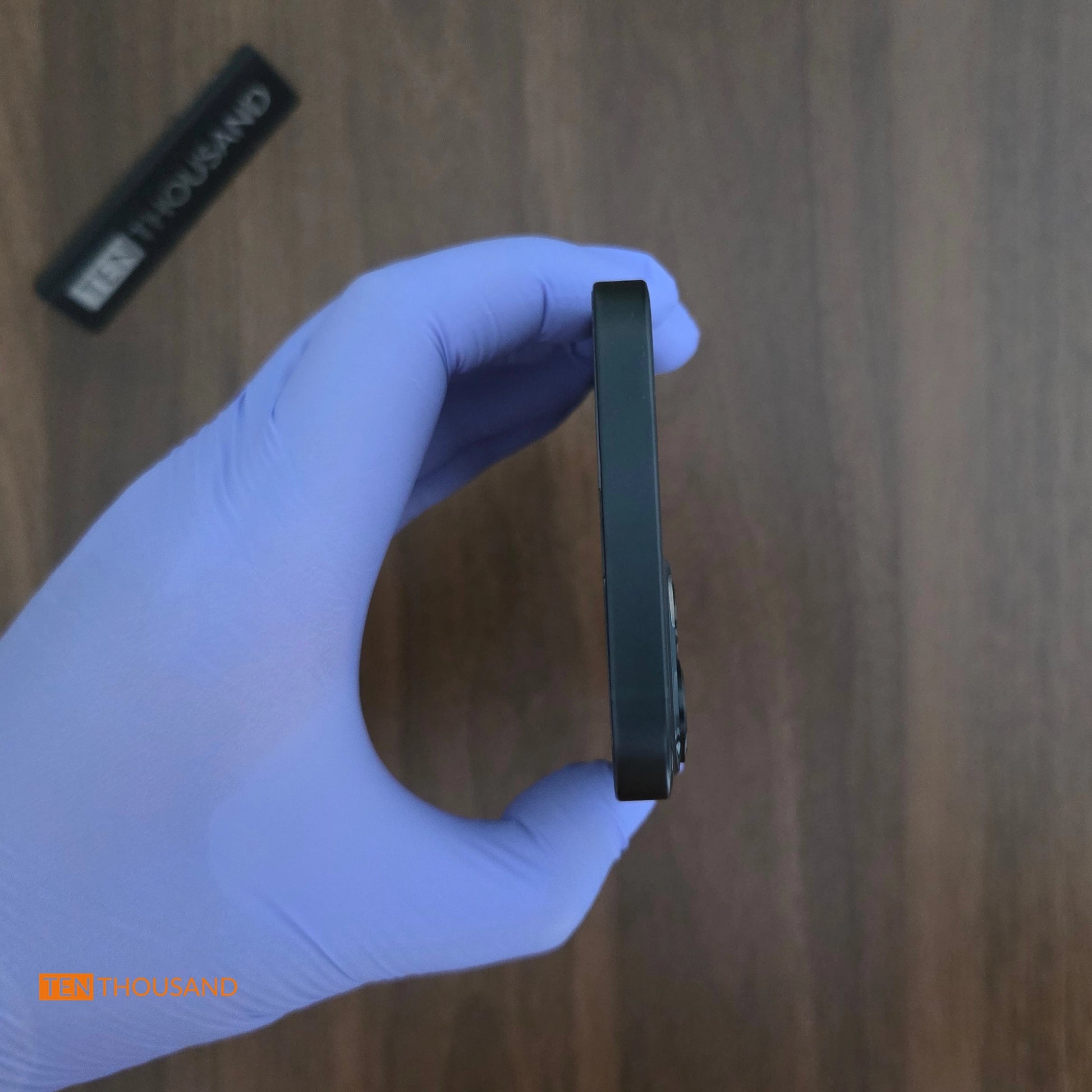 Top view of iPhone 13 hidden camera phone showing no additional openings or modifications