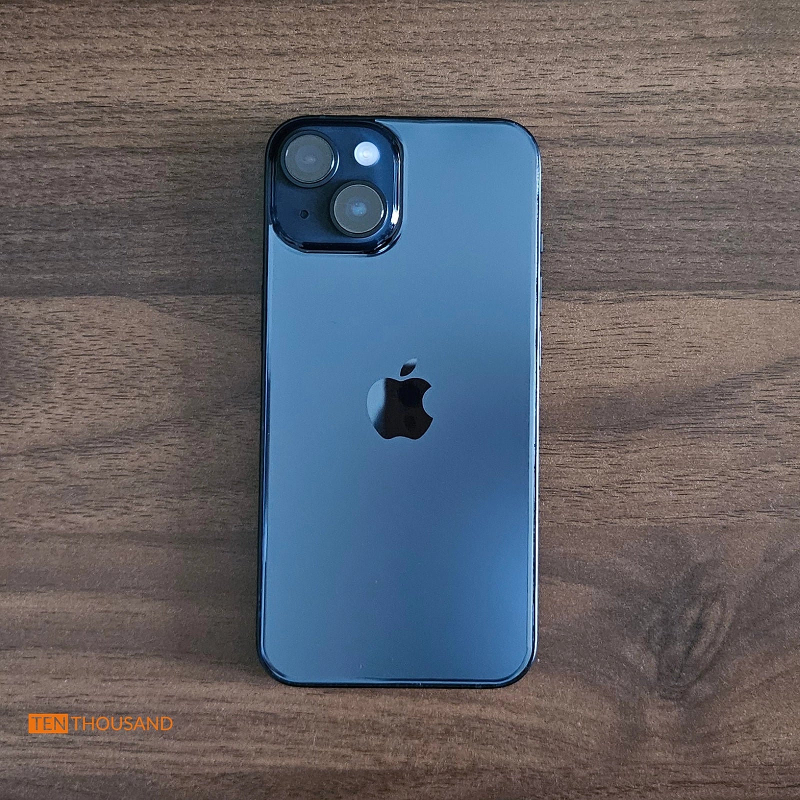 Rear view of iPhone 14 hidden camera phone showing unchanged original design