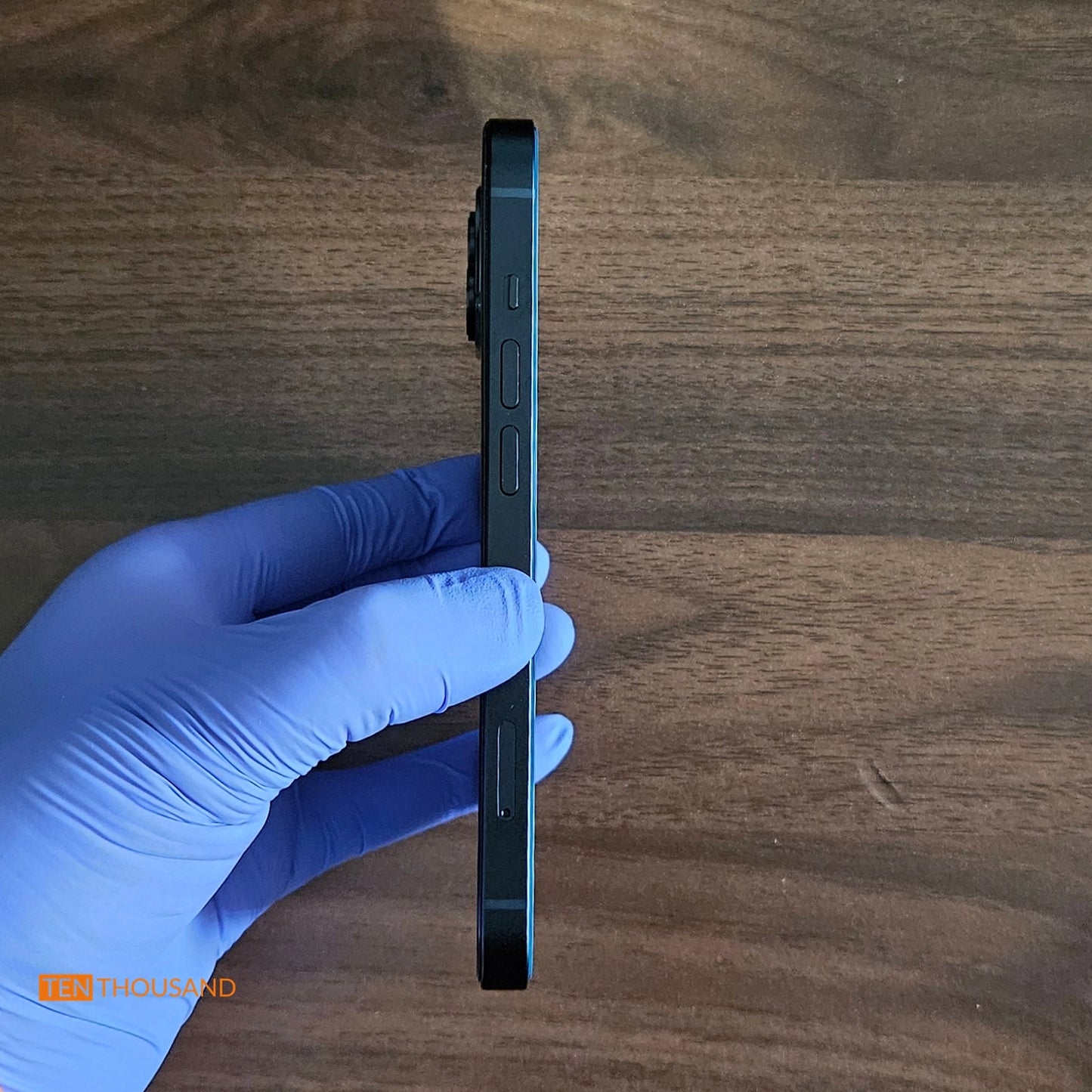 Side button profile of iPhone 14 hidden camera phone with no increase in thickness