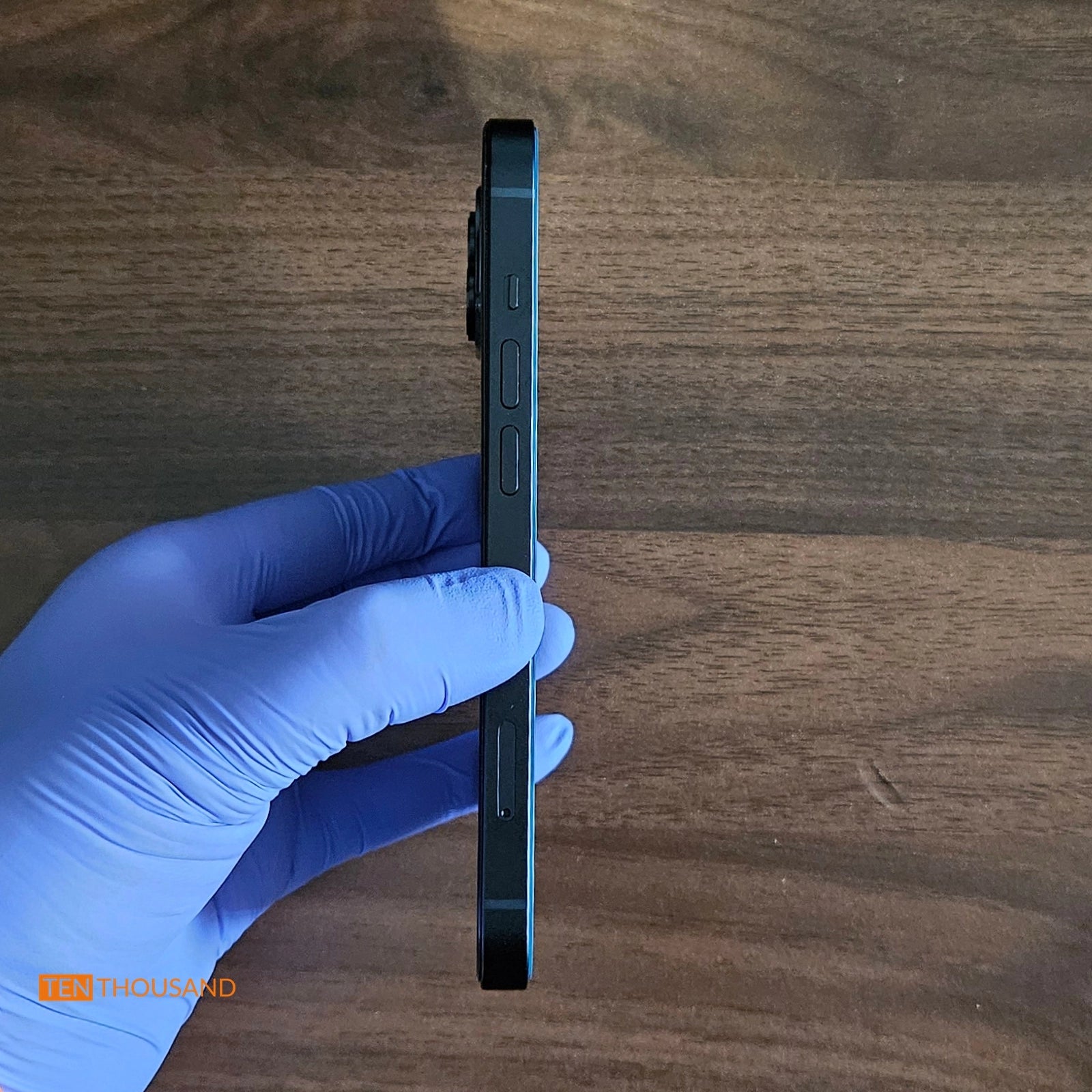 Side button profile of iPhone 14 hidden camera phone with no increase in thickness