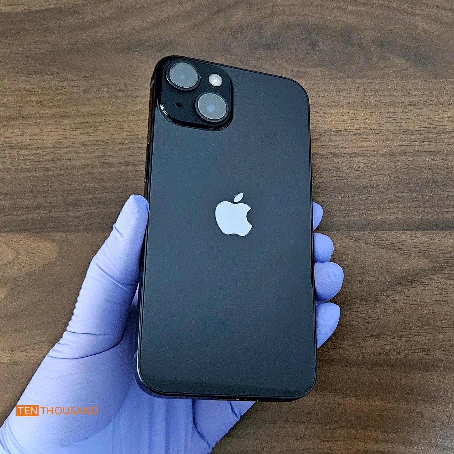 Rear view of iPhone 14 hidden camera phone showing unchanged original design