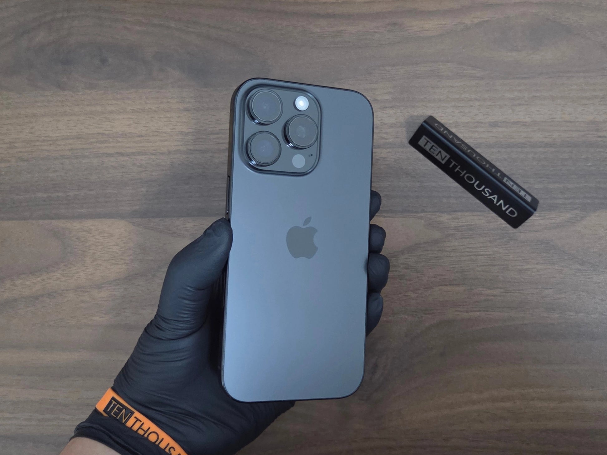 Rear view of iPhone 16 Pro hidden camera phone showing unchanged original design