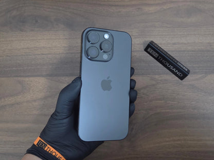 Rear view of iPhone 16 Pro hidden camera phone showing unchanged original design