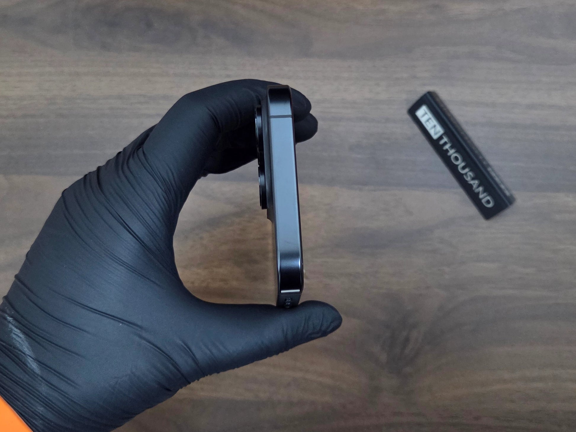 Top view of iPhone 16 Pro hidden camera phone showing no visible openings or modifications