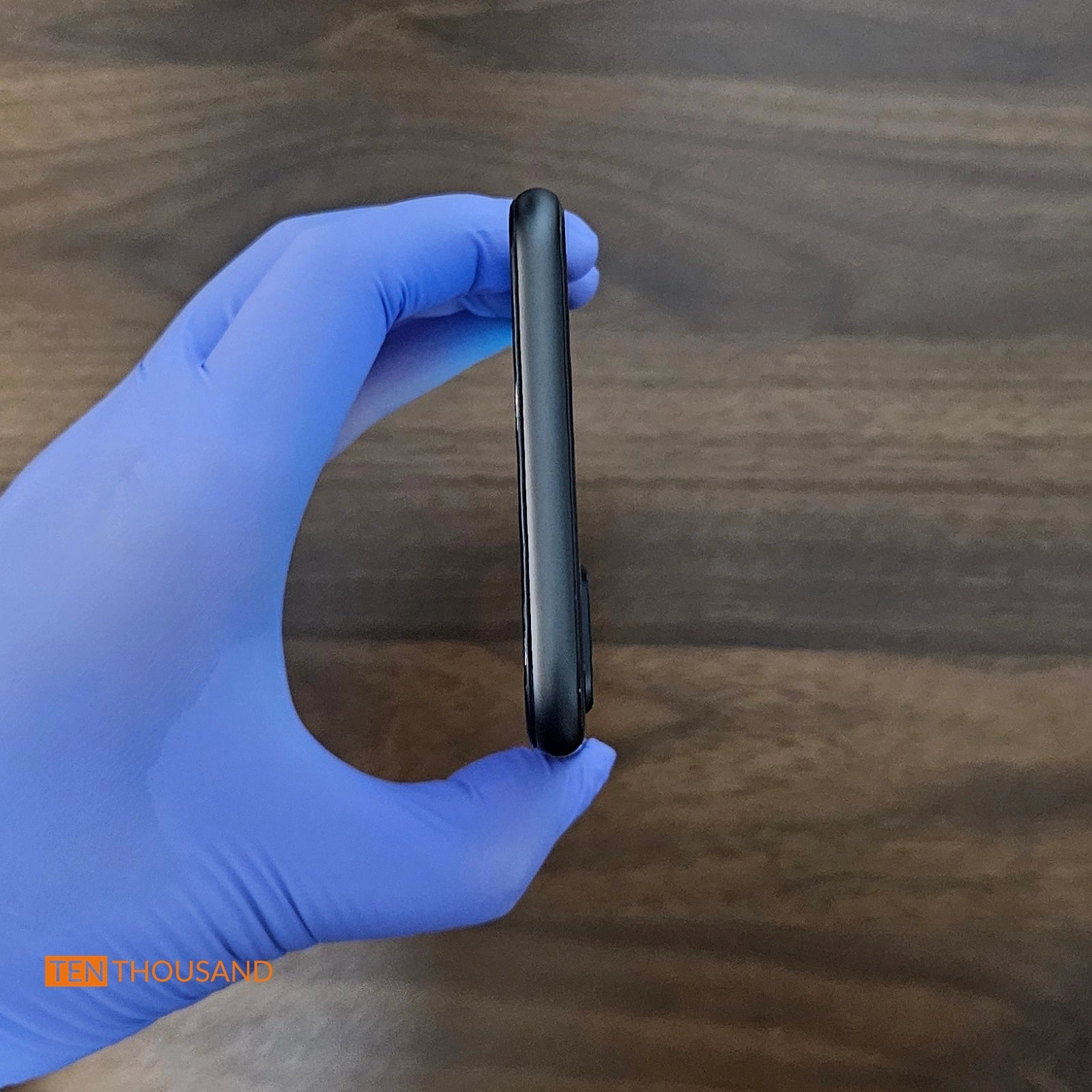 Top view of iPhone 8 Plus hidden camera phone showing no visible openings or modifications