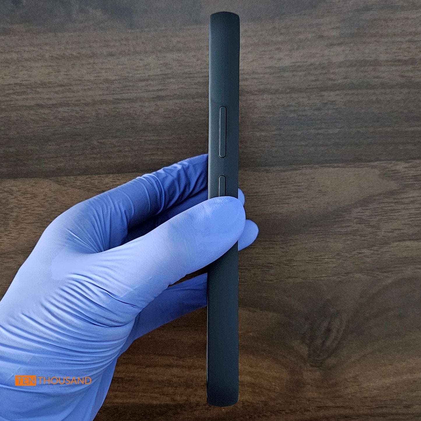 Side button profile of Samsung Galaxy A54 5G hidden camera phone with no increase in thickness